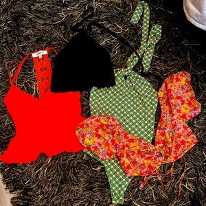 *SOLD* Blouse bundle. 4 for the price of 1